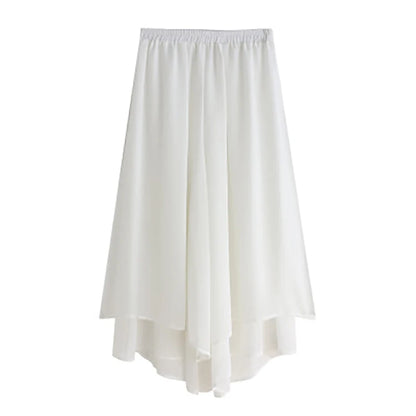 Modern Dance Training Pants Adult Classical Yoga Costumes Chiffon Elegant Wide-Legged Pants Form High Quality