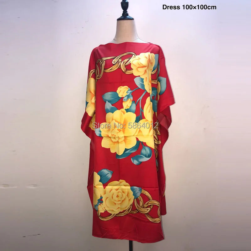 Printed Dresses For Women 2020 Fashion Design Loose Dress Batwing Maxi Long Femme Vestidos Summer Autumn Party Elegant Dress