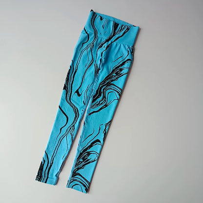 Women High Waist Yoga Pants Leggings Sport  Tights Outfits Gym Fitness Sports Running Sportswear Breathable Quick Dry Pants