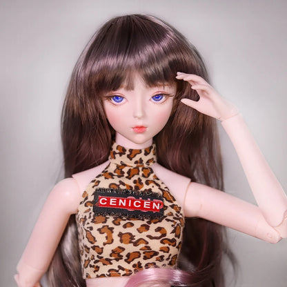 Wig for 1/3 BJD Smooth hair AI MSD SD Kit Toy Gift suit 60cm doll