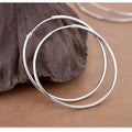 925 sterling silver earrings Big earrings Earrings for women Wedding earrings Round earrings Silver earrings Earrings circle