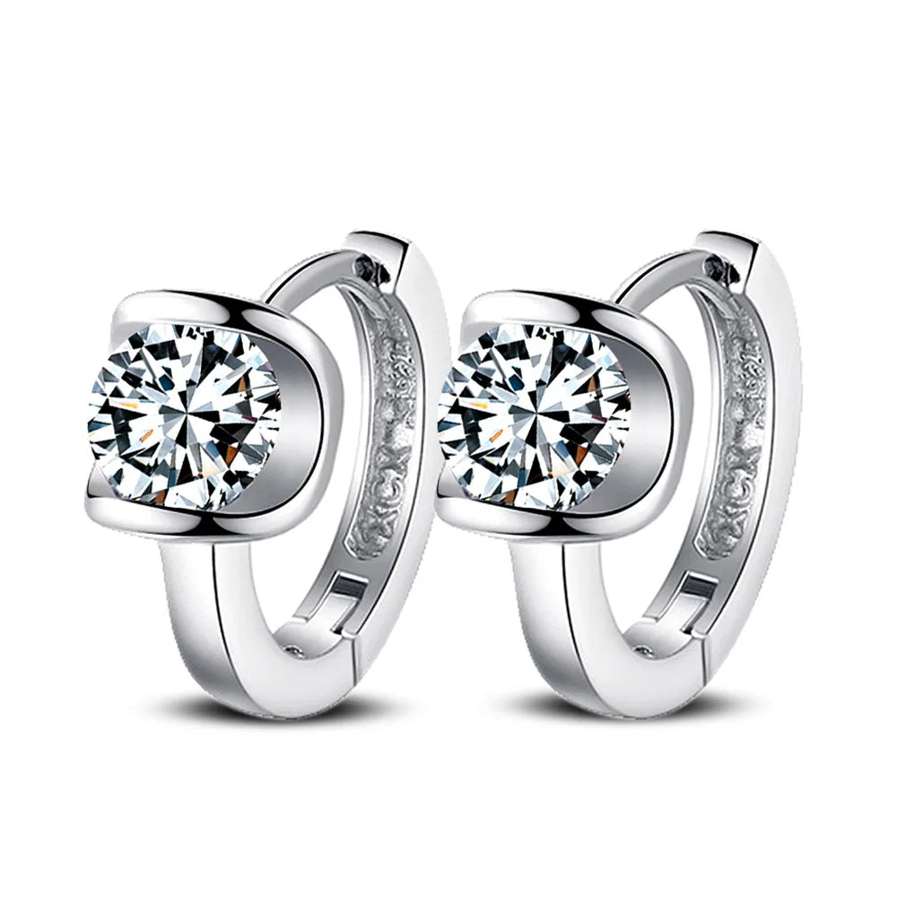 Crystal Earing Brincos Pendientes Mujer Earrings Stud Orecchini Oorbellen Women Jewelry Zircon Stud Earrings For Women Brinco