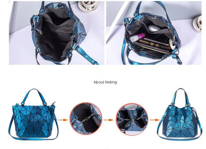 Women Bag Bao Bags For Women 2025 Silver Geometric Beach Bag Fashion Shoulder Crossbody Bags  Bolsa Feminina Sac A Main Clutch