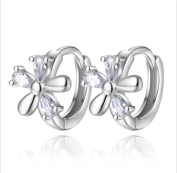 Crystal Earing Brincos Pendientes Mujer Earrings Stud Orecchini Oorbellen Women Jewelry Zircon Stud Earrings For Women Brinco