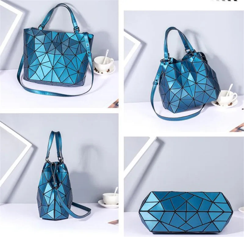Women Bag Bao Bags For Women 2025 Silver Geometric Beach Bag Fashion Shoulder Crossbody Bags  Bolsa Feminina Sac A Main Clutch