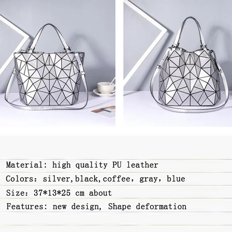 Women Bag Bao Bags For Women 2025 Silver Geometric Beach Bag Fashion Shoulder Crossbody Bags  Bolsa Feminina Sac A Main Clutch