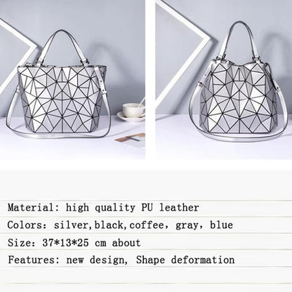 Women Bag Bao Bags For Women 2025 Silver Geometric Beach Bag Fashion Shoulder Crossbody Bags  Bolsa Feminina Sac A Main Clutch