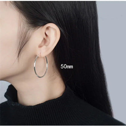 925 sterling silver earrings Big earrings Earrings for women Wedding earrings Round earrings Silver earrings Earrings circle