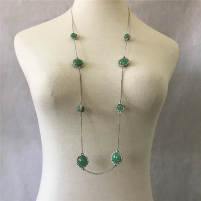 Chain Necklace for Women Gold Color Chain Necklace Pendant on neck Bohemian Sweater Necklace Women Jewelry Wholesale