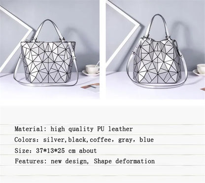 Women Bag Bao Bags For Women 2025 Silver Geometric Beach Bag Fashion Shoulder Crossbody Bags  Bolsa Feminina Sac A Main Clutch