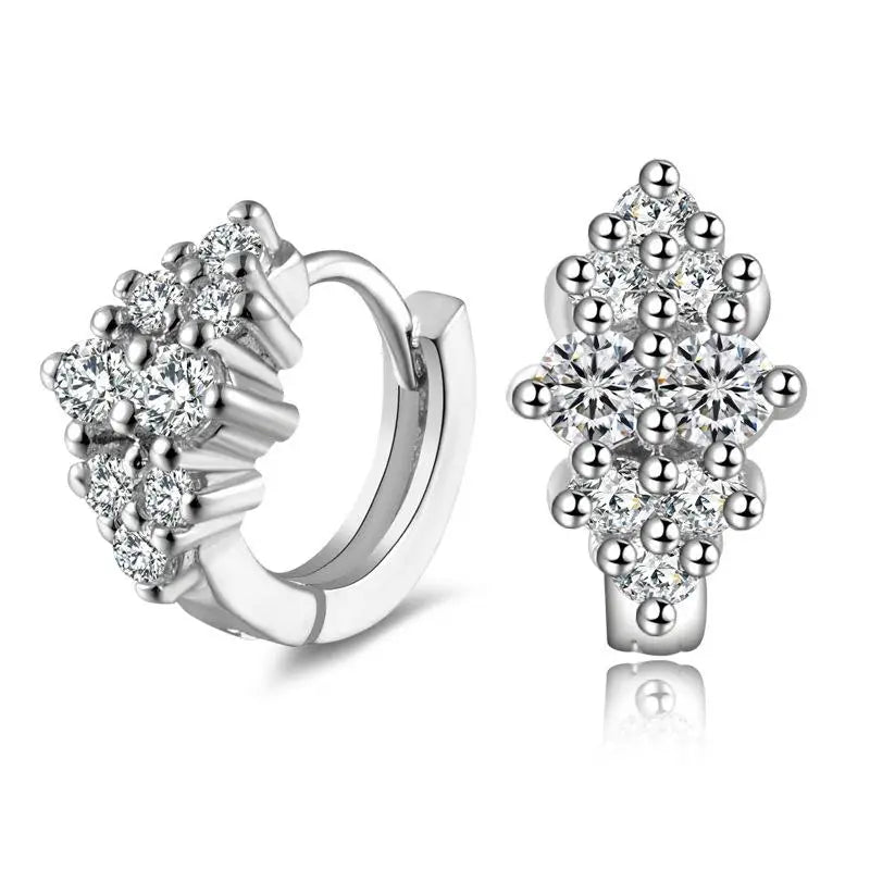 Crystal Earing Brincos Pendientes Mujer Earrings Stud Orecchini Oorbellen Women Jewelry Zircon Stud Earrings For Women Brinco