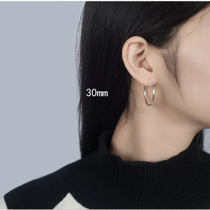 925 sterling silver earrings Big earrings Earrings for women Wedding earrings Round earrings Silver earrings Earrings circle