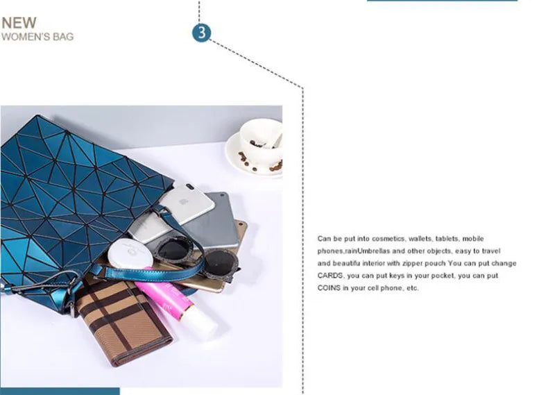 Women Bag Bao Bags For Women 2025 Silver Geometric Beach Bag Fashion Shoulder Crossbody Bags  Bolsa Feminina Sac A Main Clutch