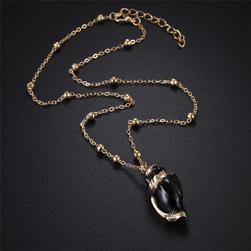Natural Bohemian Conch Necklaces For Women Girls Fashion Shell Cowrie Pendant Necklace Ocean Beach Female Summer Jewelry Gifts