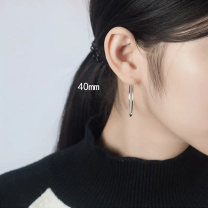 925 sterling silver earrings Big earrings Earrings for women Wedding earrings Round earrings Silver earrings Earrings circle