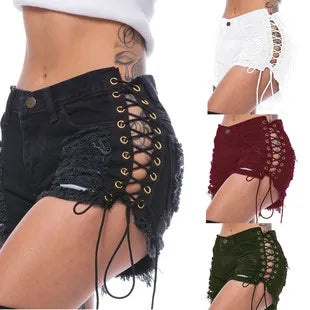 2025 Women's High Waist Straight Jeans Elegant Vintage Denim Fabric with Woven Weave Fashionable Hip Hop Style for Autumn