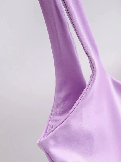 2022 Summer Women Sexy Sleeveless Tops Fashion Short Square Collar Tank Tops 6 Colors