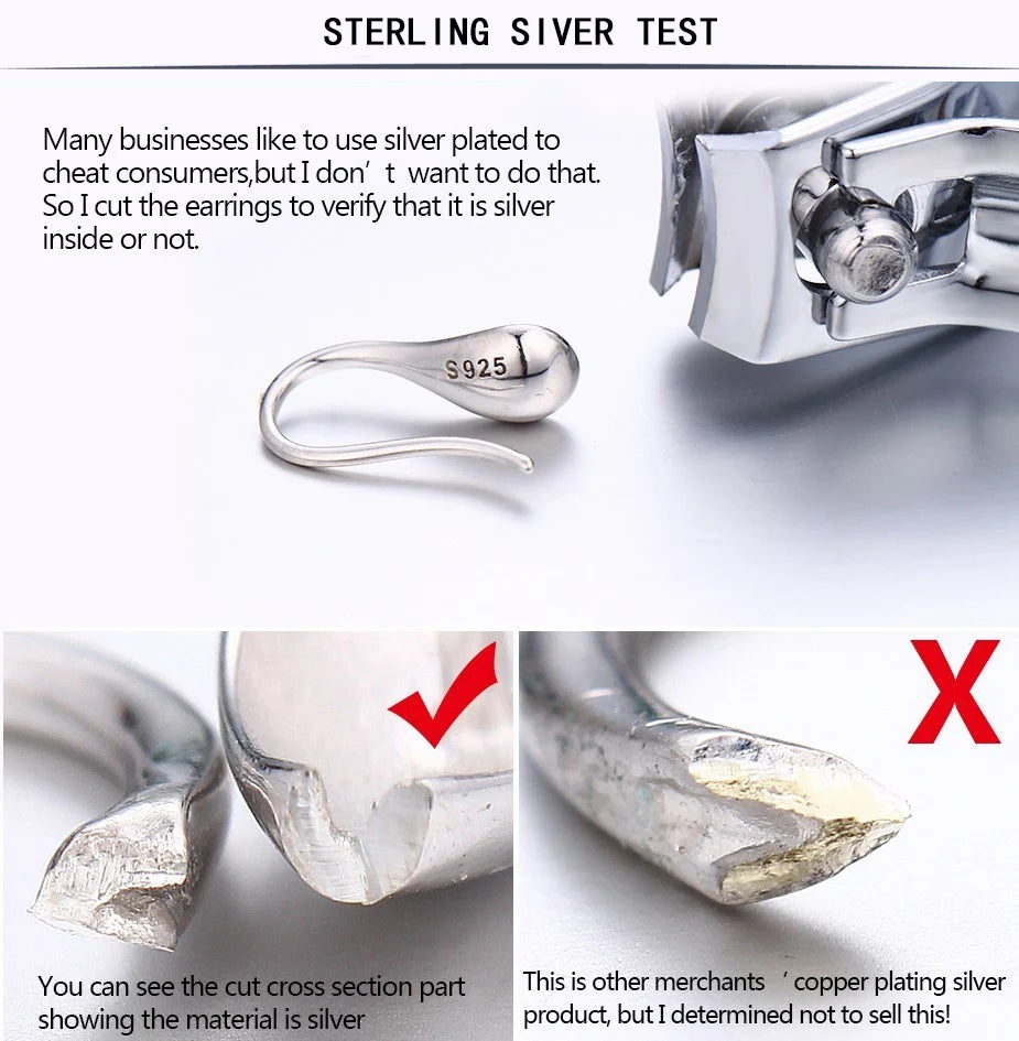 S925 Sterling Silver Necklaces For Women Simple Chain Fashion Minimalist Pendant Necklaces Long Adjustabl Necklace Birthday Gift