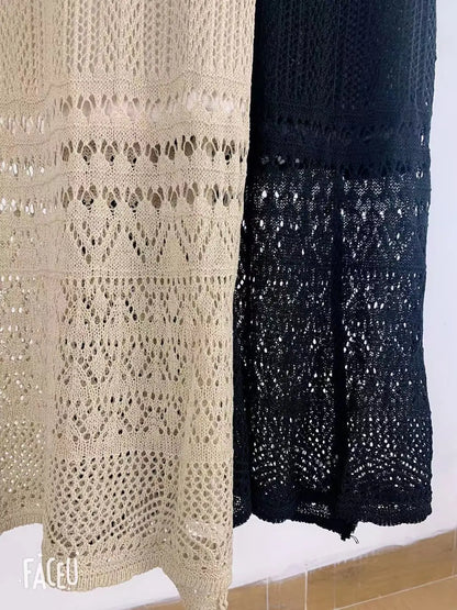 Women Skirt Summer Long Skirts Midi High Waist Girls Solid Vintage Skrits Sexy A Line Harajuku Skirt Y2k Kawaii Lace Pleated