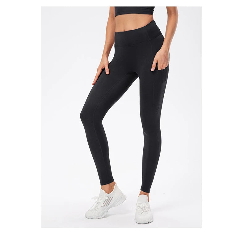 Yoga Pants Women Warm Leggings for Fitness Fleece Warm Winter Stretchy Running Tights Leggings Gym Sport Yoga Leggings