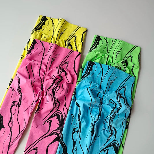 Women High Waist Yoga Pants Leggings Sport  Tights Outfits Gym Fitness Sports Running Sportswear Breathable Quick Dry Pants