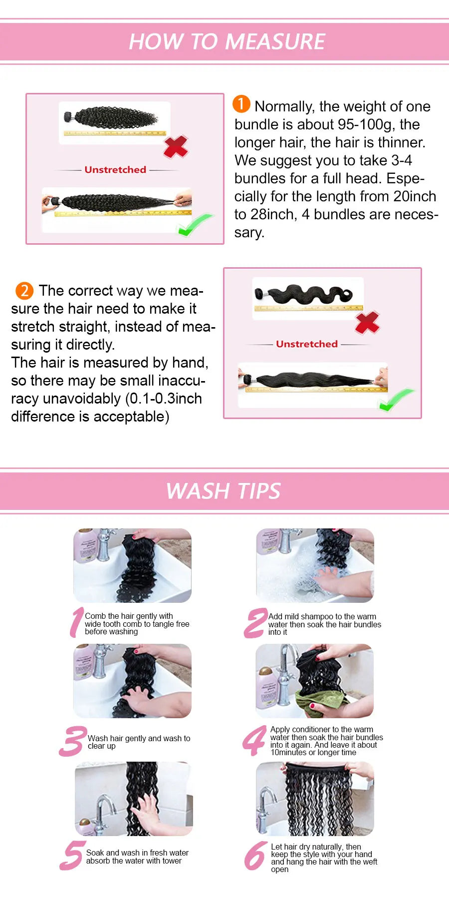 Body Wave Bundles With Closure 2x6 Brazilian Hair Weave 3/4 Bundles With Closure Natural Human Hair Bundles With Lace Closure