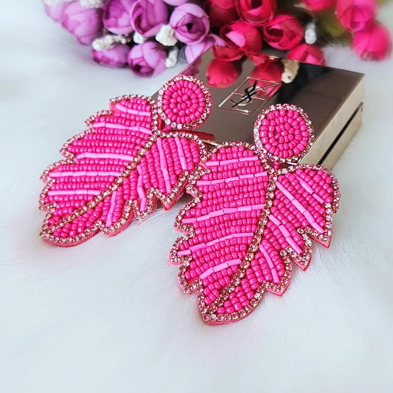 New Earrings Tassel Drop Earring Jewelry Earrings For Women Crystal Earrings Crown Dangle Earrings Long Earrings Boho Earings