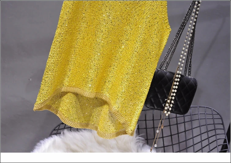 Tops Women 2023  Womens Fashion  Korean Tank Top  Heart Cut Out Top Sexy Hollow Out Bright Piece of Knitting Condole Belt Vest