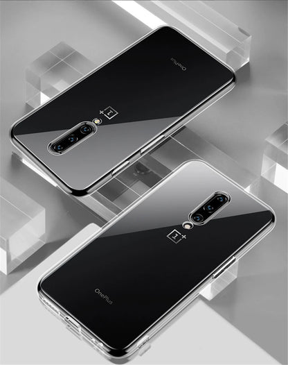Transparent Phone Cases For OPPO Oneplus 11 10 7 6T 8 9 Pro Shockproof Silicone TPU Case For Oneplus 7T 6 Pro Soft Back Cover