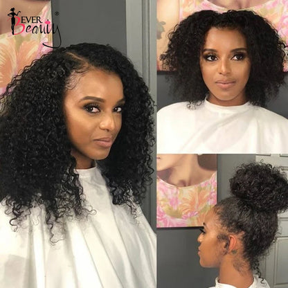 3B 3C Kinky Curly I Tip Microlinks Human Hair Extensions Brazilian Virgin Hair Weave Bundles I Tip Hair Extensions Ever Beauty