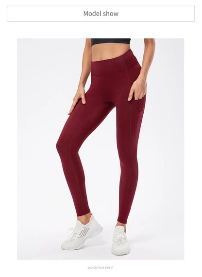 Yoga Pants Women Warm Leggings for Fitness Fleece Warm Winter Stretchy Running Tights Leggings Gym Sport Yoga Leggings