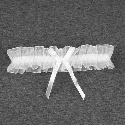 Women Sexy Bow Lace Choker Necklaces Torques Collar Floral Bowknot Wedding Party Cosplay Lolita Fashion Girls Elastic Neck Ring