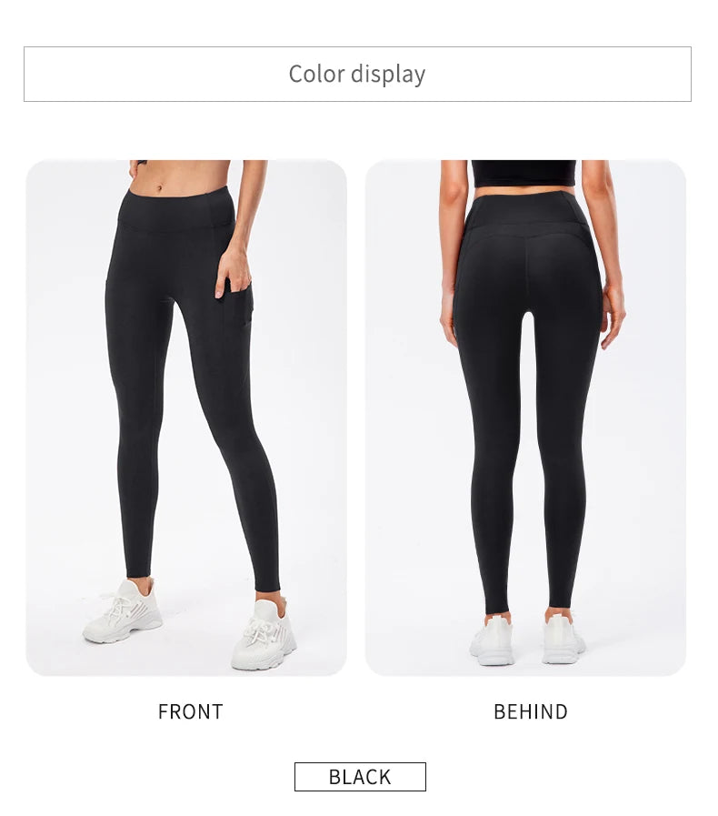 Yoga Pants Women Warm Leggings for Fitness Fleece Warm Winter Stretchy Running Tights Leggings Gym Sport Yoga Leggings