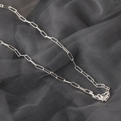 925 Sterling Silver Gold Necklace For Women High Quality Sterling-silver-jewelry  Chain Necklace