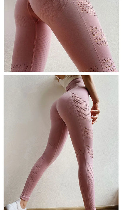 Women's High Waist Yoga Pants Tummy Control Workout Running Stretch Sport Tight Gym Leggings Power Flex Fitness Pants