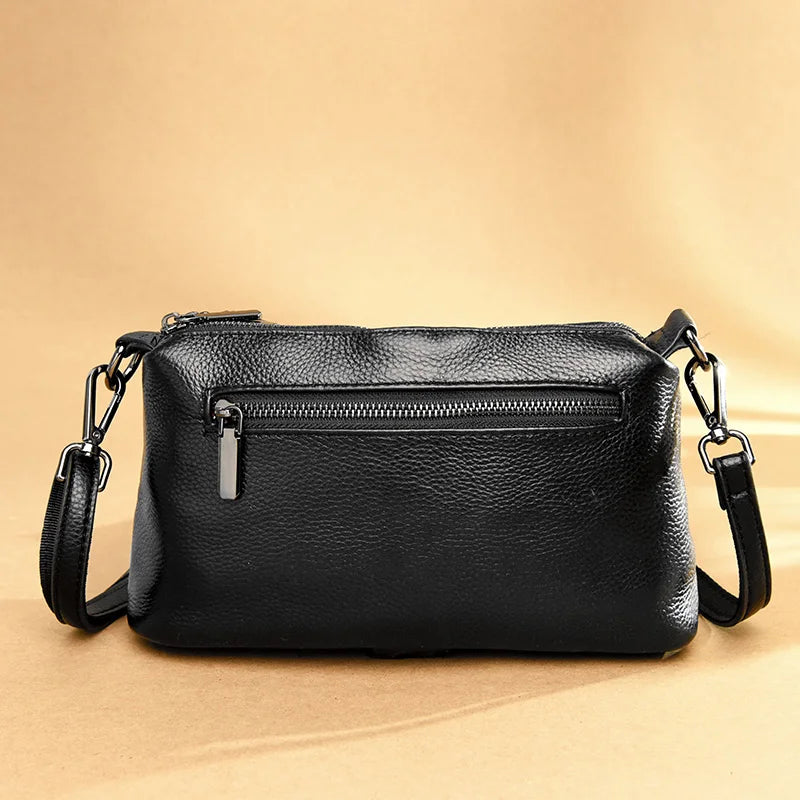 New Fashion Women Genuine Leather Handbags Women's bags Designer Female Shoulder Bags Luxury Brand Cowhide Ladies Messenger Bag