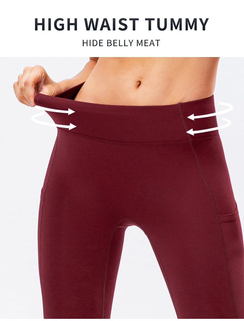 Yoga Pants Women Warm Leggings for Fitness Fleece Warm Winter Stretchy Running Tights Leggings Gym Sport Yoga Leggings