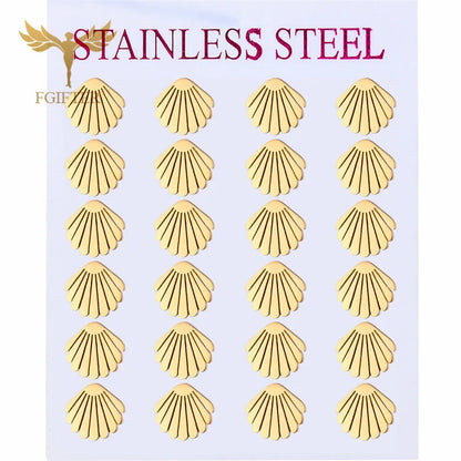 Wholesale Stainless Steel Earrings for Women Girl Animal Clover Flower Cat Bird Unicorn Bear Butterfly Dragonfly Dog Ear Studs