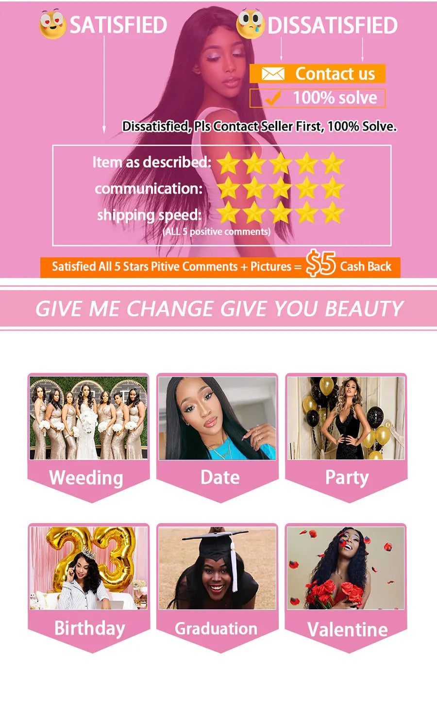 Body Wave Bundles With Closure 2x6 Brazilian Hair Weave 3/4 Bundles With Closure Natural Human Hair Bundles With Lace Closure