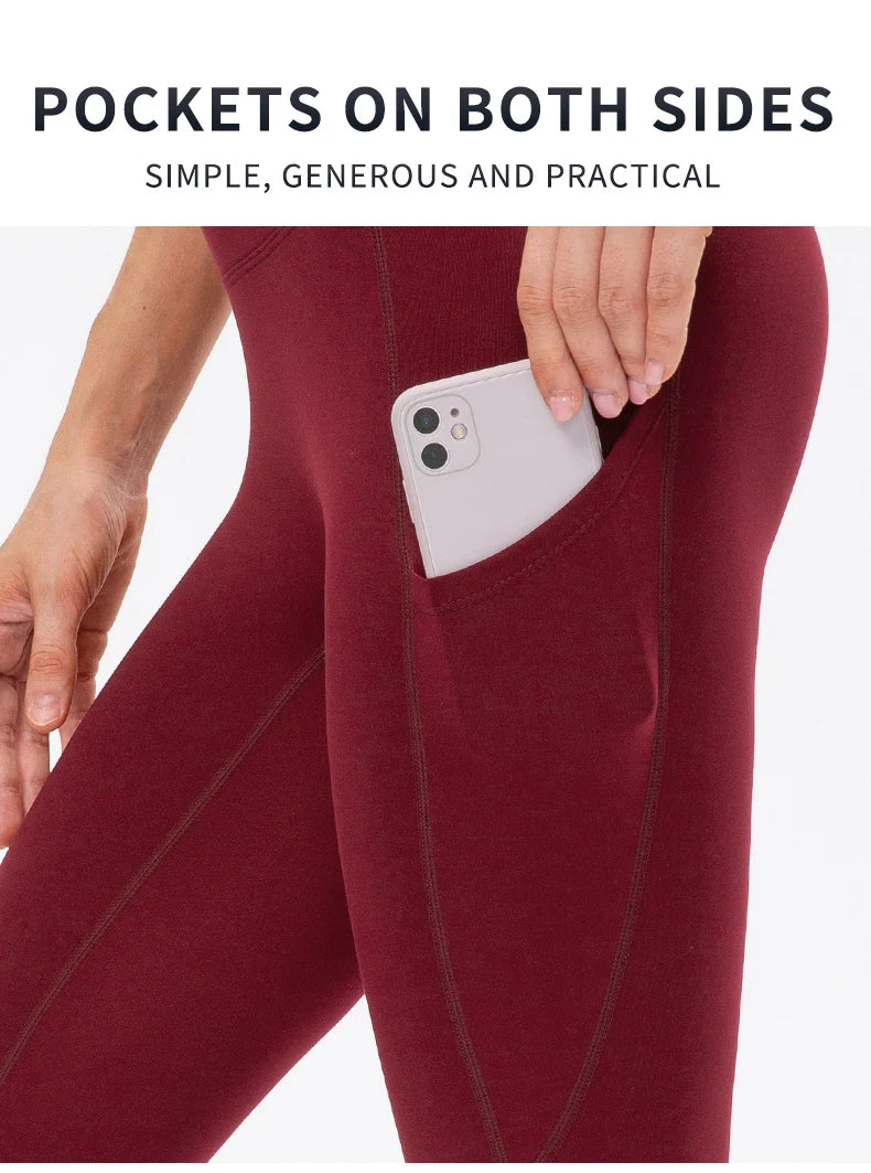 Yoga Pants Women Warm Leggings for Fitness Fleece Warm Winter Stretchy Running Tights Leggings Gym Sport Yoga Leggings