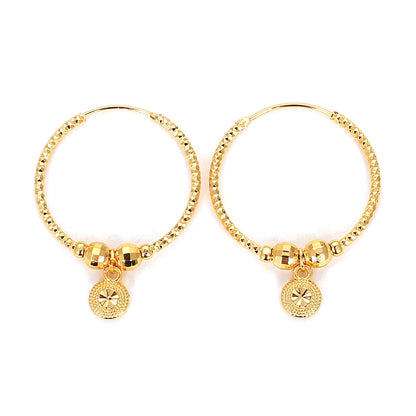 Ball Earrings for Women Girls Bead Round Ethiopian Africa Arabia Middle East Jewelry  Gift