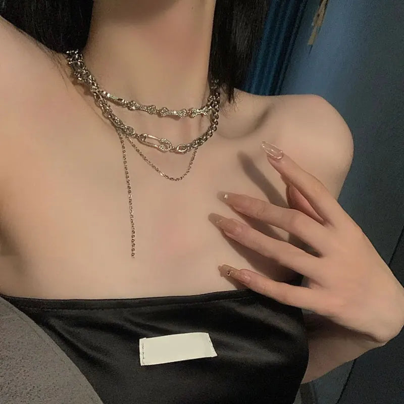 New 2021 Fashion Pendant Necklace For Women Clavicle Chain Choker Beautiful Jewelry Necklace Neck Accessories For Women Girls