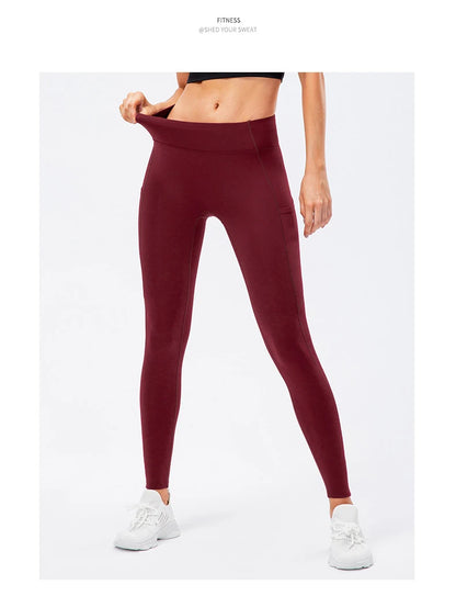 Yoga Pants Women Warm Leggings for Fitness Fleece Warm Winter Stretchy Running Tights Leggings Gym Sport Yoga Leggings