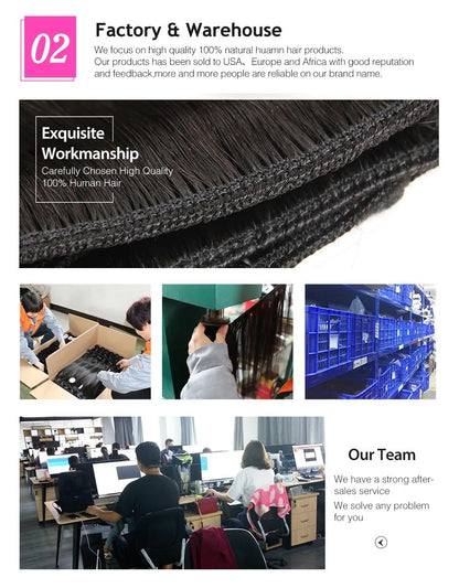 Brazilian Hair Weave Bundles Bone Straight Human Hair 12A Raw Virgin Human Hair Bundles Deal Remy Hair Extensions 1 3 4 Bundles