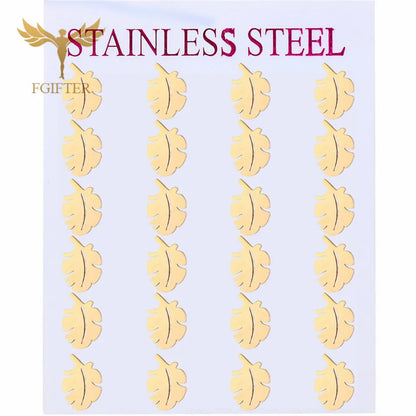 Wholesale Stainless Steel Earrings for Women Girl Animal Clover Flower Cat Bird Unicorn Bear Butterfly Dragonfly Dog Ear Studs