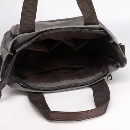 2024 Women Bag New Fashion Messenger Bag Women Shoulder Bag Canvas Handbag Purse Large Capacity Fashion Female Tote Shopping Bag