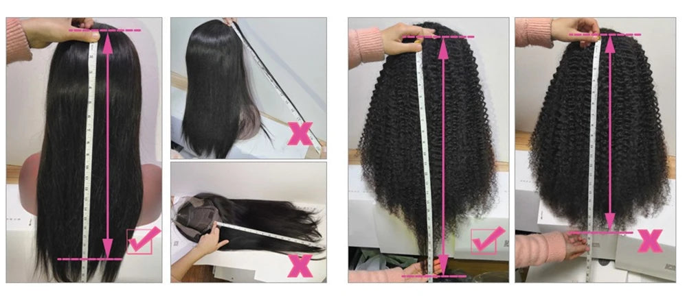 Glueless wigs Wear & Go Lace Front Human Hair Wigs For Women 8-18 Inch Brazilian Straight Short Bob 13X4  Lace Frontal Real Wig