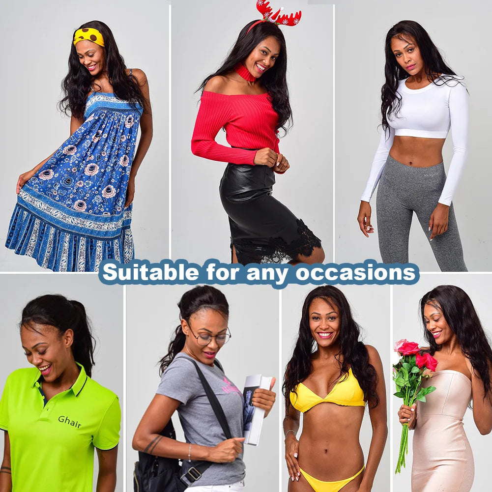 [UNA] Natural Wave 6A Low Ratio 8”-28” Indian Remy Hair Weave Natural Hair Weft Human Hair Bundles 100g