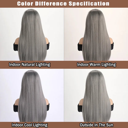 26Inch Colour Wig Long Straight Synthetic Wig for Women Fashion Wig for for Daily Halloween   Costume Party Cosplay ﻿