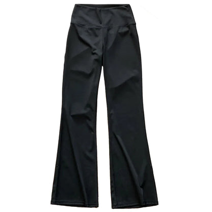 Women Wide Leg High Stretch Yoga Leggings Naked Feeling Compression Fitness Workwear with pockets Yoga Pant